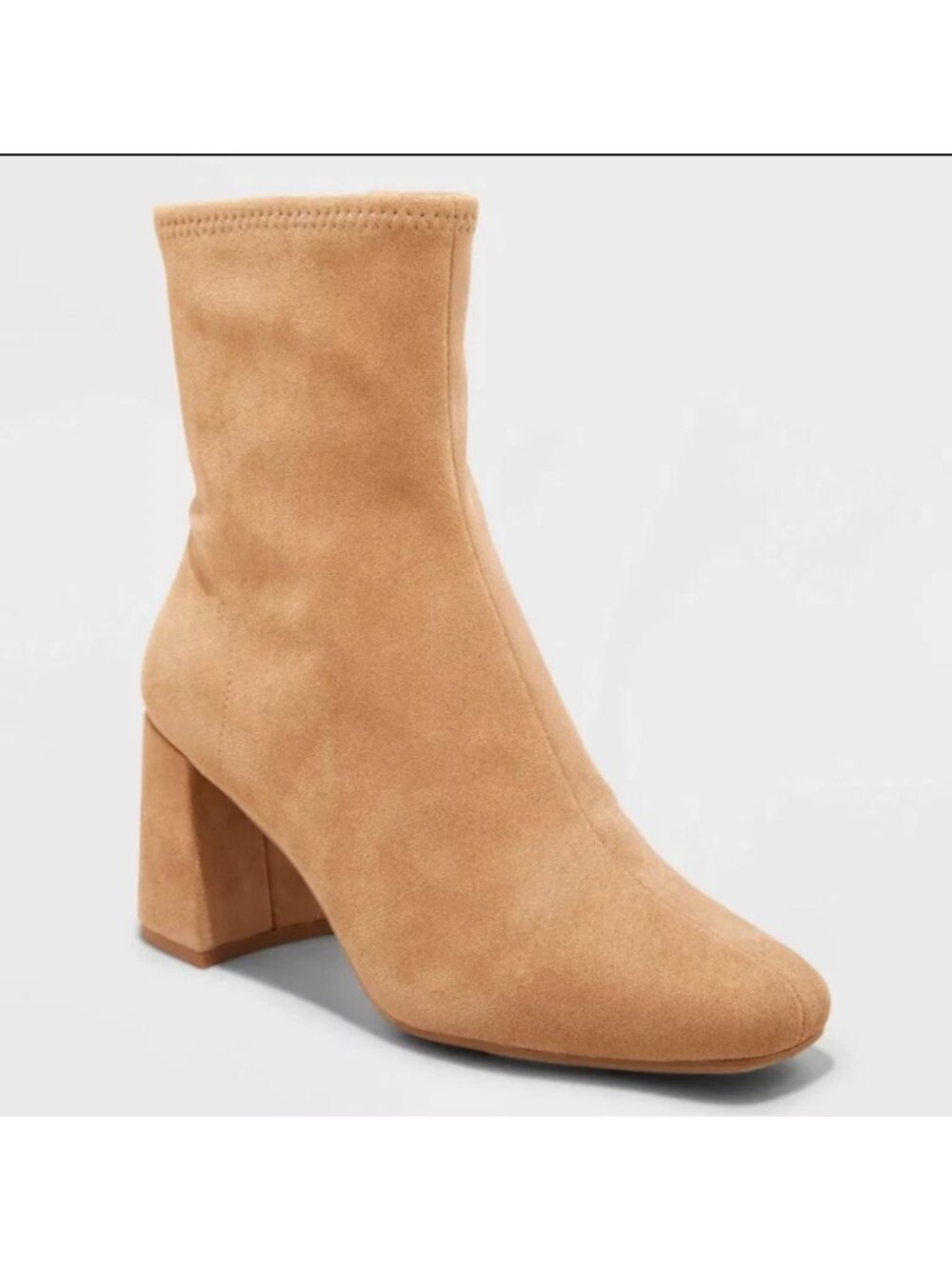 A New Day Pippa Ankle boots, featuring a block heel and a modern square toe 9.5